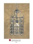 Orientalische Designer Pendelleuchte mit Kristall-Deco Antik Silber ModP4 Leuchte Lampe aus dem Hause Casa Padrino - Deckenleuchte H�ngeleuchte Barock 