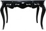 Casa Padrino Luxus Barock Sekret�r Schwarz/Silber  120 x 80 x 58 cm - Damen Schreibtisch 
