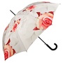 MySchirm Designer Regenschirm Motivschirm Rosen Creme - Eleganter Stockschirm - Luxus Design - Automatikschirm