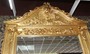 Casa Padrino Luxus Barock Spiegelkonsole Gold Lion - Luxus Wohnzimmer M�bel Konsole mit Spiegel L�wenkopf