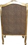 Casa Padrino Barock Lounge Thron Sessel Leopard / Gold Mod2 - Ohren Sessel - Ohrensessel Tron Stuhl
