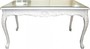 Casa Padrino Barock Esstisch Weiss 180cm - Esszimmer Tisch 