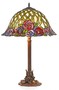 Casa Padrino Tiffany Tischleuchte Hockerleuchte Durchmesser 40 cm ModX3a - Leuchte Lampe 