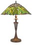 Casa Padrino Tiffany Tischleuchte Hockerleuchte Bananenbl�tter 40 cm ModX4c - Leuchte Lampe 