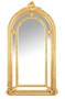 Riesiger Casa Padrino Luxus Barock Wandspiegel Gold Versailles 210 x 115 cm - Massiv und Schwer - Goldener Spiegel 