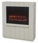 Casa Padrino Elektro Kamin B 84  x H 90 x T 24 cm - Elektrokamin - Wohnzimmer Kamin
