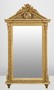 Casa Padrino Barock Wand Spiegel Gold H 204 cm B 113 cm - Edel & Prunkvoll 