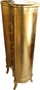 Casa Padrino Barock Kommode Gold mit 7 Schubladen Oval - Antik Stil