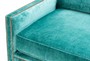 Casa Padrino Luxus Belle Epoche 2er Sofa Trkis Grn - Jugendstil Art Deco - Luxury Collection