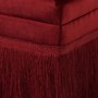 Casa Padrino Luxus Belle Epoche Sessel Bordeaux Rot -  Jugendstil Art Deco - Luxury Collection
