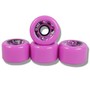Clans Longboard Wheel Set Purple 70mm / 80A  (4 Rollen) Rollen Set Wheels