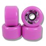Clans Longboard Wheel Set Purple 70mm / 80A  (4 Rollen) Rollen Set Wheels