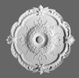 Casa Padrino Stuck Rosette 38.5 x 38.5 cm Deckenstuck Deckenrosette Stuckrosette Wandrosette Barock Jugendstil