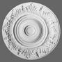 Casa Padrino Stuck Rosette 47 x 47 cm Deckenstuck Deckenrosette Stuckrosette Wandrosette Barock Jugendstil
