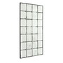 Casa Padrino Vintage Wandspiegel Squares Antik Stil Glas 80 x H140 cm - Hotel & Restaurant Einrichtung Art Deco