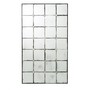 Casa Padrino Vintage Wandspiegel Squares Antik Stil Glas 80 x H140 cm - Hotel & Restaurant Einrichtung Art Deco