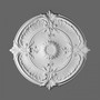 Casa Padrino Stuck Rosette 70 x 70 cm Deckenstuck Deckenrosette Stuckrosette Wandrosette Barock Jugendstil