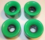 Longboard Skateboard Cruiser Rollen gr�n 58 mm B-Ware