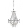 Casa Padrino H�ngeleuchte Deckenleuchte Wei� Durchmesser 42 x H 56 cm - M�bel L�ster Leuchter Deckenleuchte Deckenlampe 