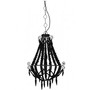 Casa Padrino H�ngeleuchte Deckenleuchte Schwarz Durchmesser 42 x H 56 cm - M�bel L�ster Leuchter Deckenleuchte Deckenlampe