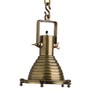 Casa Padrino H�ngeleuchte Deckenleuchte Messing Industrial Design 35 x H 48 cm - Industrie Lampe Leuchte Industrieleuchte 