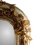Casa Padrino Barock Wandspiegel Altwei� / Gold Antik-Look H 159 cm x B 89 cm - Edel & Prunkvoll Spiegel