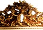 Casa Padrino Barock Wandspiegel Altwei� / Gold Antik-Look H 159 cm x B 89 cm - Edel & Prunkvoll Spiegel