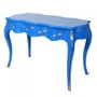 Casa Padrino Barock Schreibtisch Sekret�r / Konsole Blau 120 x 60 x H80 cm - Luxus M�bel
