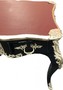 Casa Padrino Luxus Barock Schreibtisch Schwarz / Gold / Bordeaux Sekret�r Luxus M�bel