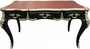 Casa Padrino Luxus Barock Schreibtisch Schwarz / Gold / Bordeaux Sekret�r Luxus M�bel