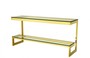 Casa Padrino Luxus Konsole Gold 160 x 45 x H. 76 cm - Konsolen Tisch M�bel