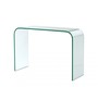 Casa Padrino Luxus Art Deco Glas Konsole 110 x 40 x H. 75 cm - Luxus Kollektion 