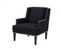 Casa Padrino Designer Art Deco Club Sessel Schwarz - Luxus Club Sessel