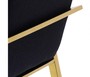 Casa Padrino Luxus Designer Stuhl Schwarz Gold - Luxus Kollektion