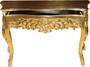 Casa Padrino Barock Konsolentisch Gold mit Schubladen Damen Schminktisch B 116 cm, H 77 cm - Antik Stil - Barock M�bel - Limited Edition