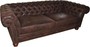 Casa Padrino Luxus Chesterfield Sofa Braun - Chesterfield Wohnzimmer M�bel