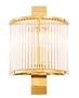 Casa Padrino Luxus Wandleuchte Gold 20,5 x 12 x H. 30 cm - Designer Wandlampe
