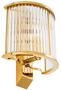 Casa Padrino Luxus Wandleuchte Gold 20,5 x 12 x H. 30 cm - Designer Wandlampe
