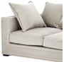 Casa Padrino Luxus Designer 3er Sofa Grau - Luxus Hotel M�bel