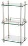 Casa Padrino Luxus Badezimmer Regalschrank Silber - Designer M�bel 