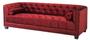 Casa Padrino Designer Sofa Rot - Luxus Kollektion