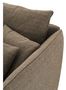 Casa Padrino Designer 3er Sofa Braun - Luxus Hotel M�bel