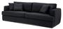 Casa Padrino Luxus Hotel Sofa Schwarz 234 x 103 x H. 86 cm - Limited Edition