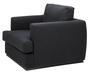 Casa Padrino Luxus Hotel Sessel Schwarz 96 x 103 x H. 86 cm - Limited Edition