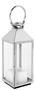 Casa Padrino Designer Edelstahl Laterne mit Griff 18 x 18 x H. 67 cm - Luxus Accessoires 