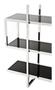 Casa Padrino Designer Regalschrank Silber 160 x 42 x H. 180 cm - Limited Edition