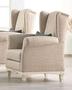 Casa Padrino Designer Bergere Sessel Marbella Creme - Hotel Mbel