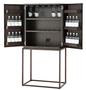 Casa Padrino Designer Weinschrank 81,5 x 50,5 x H. 168 cm - Luxus Kollektion