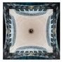 Casa Padrino Bild Central Station auf Alu Dibond 120 x H. 120 cm - Luxus Accessoires  