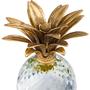 Casa Padrino Luxus Kristallglas Ananas 15,5 x H. 30,5 cm - Hotel Restaurant Dekoration
